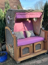 Strandkorb massivholz pink gebraucht kaufen  Hohenlockstedt