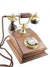 Telefon Vintage LYON Nostalgiczna tarcza wybierająca Retro Stary historyczny, używany na sprzedaż  Wysyłka do Poland