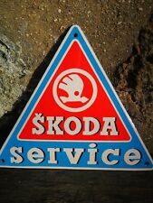 Enamel plate skoda d'occasion  Expédié en Belgium
