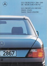 Brochure 1987 mercedes d'occasion  Ancy-le-Franc