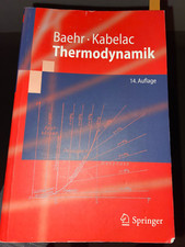 Thermodynamik baehr kabelac gebraucht kaufen  Gera