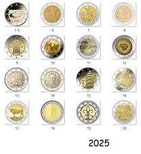 Euro 2025 commemorativi usato  Spedire a Italy