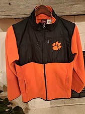 Usado, Jaqueta Clemson Tigers Genuína Laranja/Preto ACC Zíper Completo Masculina Tamanho Médio M comprar usado  Enviando para Brazil