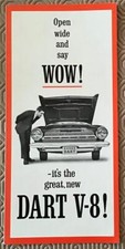Usado, Folheto de vendas de carros DODGE DART 237 V8 EUA c1964 comprar usado  Enviando para Brazil