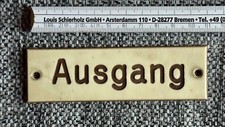 Eisenbahnwaggon schild ausgang gebraucht kaufen Eisenbahnwaggon schild ausgang gebraucht kaufen  Darmstadt