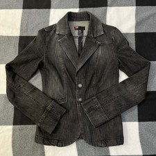 Usado, Jaqueta jeans blazer jeans Diesel feminina tamanho M (real XS) fina retrô Y2K comprar usado  Enviando para Brazil
