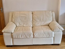 cream sofa 2 leather seater for sale cream sofa 2 leather seater for sale  LEIGHTON BUZZARD