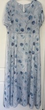 Novo com etiquetas Vestido Maxi Feminino de Chiffon Azul Claro Linha A Extra Grande Formal de Casamento comprar usado  Enviando para Brazil