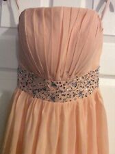 Beautiful peach prom for sale  SUNBURY-ON-THAMES