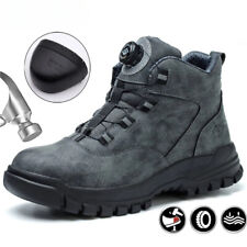 Usado, Botões rotativos botas de segurança no trabalho sapatos de proteção à prova de furos à prova d'água novos comprar usado  Enviando para Brazil