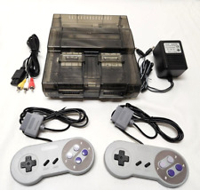 Sistema de entretenimiento Super Nintendo translúcido GRIS HUMO SNES paquete de consola segunda mano  Embacar hacia Mexico