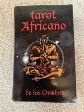 DECK DE 78 CARTAS AFRICANO ORIXÁS ORIXÁS LEVEMENTE USADO TARÔ AFRICANO ARGENTINA, usado comprar usado  Enviando para Brazil
