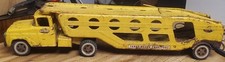 Usado, CAMINHÃO DE BRINQUEDO VINTAGE TONKA MOTOR TRANSPORTE AMARELO AÇO PRENSADO! comprar usado  Enviando para Brazil