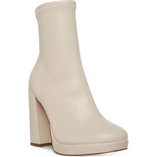 Botas de tornozelo femininas Steve Madden Macayla bege sapatos 8 médias (B,M) BHFO 9668 comprar usado  Enviando para Brazil