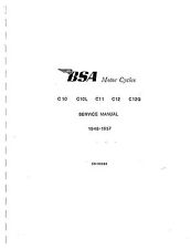 Bsa workshop manual for sale  Lexington