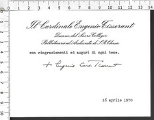 Cardinale eugenio tisserant usato  Italia