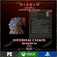 💥Diablo 4💥ROGUE💥 ENDGAME 💥SEASON 10 Infernal Chaos💥Scoundrel's Leathers na sprzedaż 💥Diablo 4💥ROGUE💥 ENDGAME 💥SEASON 10 Infernal Chaos💥Scoundrel's Leathers na sprzedaż  PL