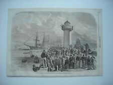 1867 engraving. havre. d'occasion  Expédié en Belgium