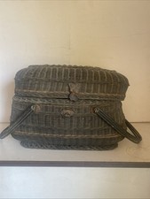 Ancien panier osier d'occasion  Chameyrat