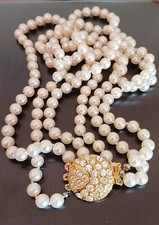 Collana elegante perle usato  Palermo