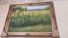 Quadro paesaggio girasoli usato  Palermo