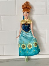 Boneco Disney Frozen Fever festa de aniversário boneca ANNA vestido girassol Mattel 1999 comprar usado  Enviando para Brazil