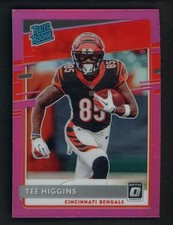Camiseta Donruss Optic Preview 2020 rosa #P-310 Higgins Bengals novato com classificação RC, usado comprar usado  Enviando para Brazil