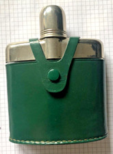 Flachmann glas ledermantel gebraucht kaufen  Montabaur