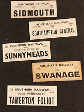 Luggage labels sidmouth for sale  FROME