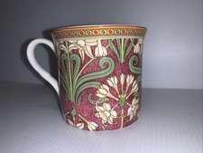 Caneca de café Stechcol Gracie Bone China xícara de chá floral design William Morris nova comprar usado  Enviando para Brazil