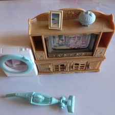 Juego de soporte de TV y lavadora Sylvanian Families - Usado, ropa de limpieza segunda mano  Embacar hacia Mexico