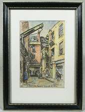 1925 etching pillars d'occasion  Expédié en Belgium