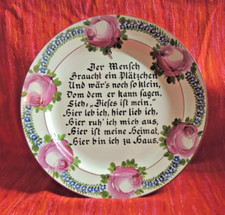 Wandteller spruch 1960 gebraucht kaufen  Kalbe (Milde)