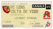 Ticket EC RC Lens - Celta Vigo 23.03.2000 comprar usado  Enviando para Brazil