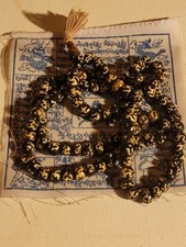 ITA: Mala tibetano anni ’80 – 108 grani in osso di yak inciso – Da monastero , usado comprar usado  Enviando para Brazil