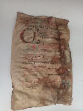 Pergamena pagina antifonario usato  Campi Bisenzio
