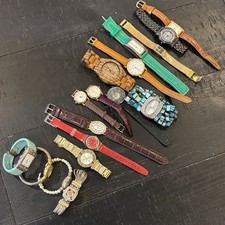 Pacote 17 projetos couro inoxidável várias marcas relógios precisam de baterias etc comprar usado Pacote 17 projetos couro inoxidável várias marcas relógios precisam de baterias etc comprar usado  Enviando para Brazil