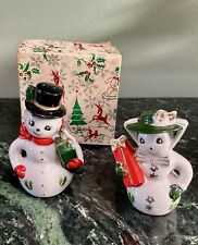 pair 1 christmas snowmen for sale  Dayton