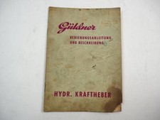 Güldner hydraulischer krafthe gebraucht kaufen  Merseburg
