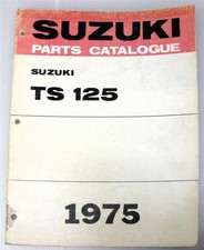 Lista ilustrada de peças de motocicleta SUZUKI TS 125 1975 EUA comprar usado  Enviando para Brazil