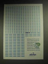 2004 Always Ultra Thin Pads Ad - Stand-Up comprar usado  Enviando para Brazil