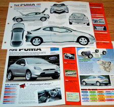 2-1998 Ford Puma especificações informações folheto original pôster anúncio 98 euros Ford europeu comprar usado  Enviando para Brazil