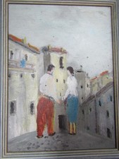 Huile bois encadée d'occasion  Matignon