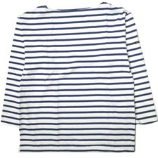 Camiseta basca listrada algodão pesado OUTIL x Le Minor 4 branca/marinha comprar usado  Enviando para Brazil