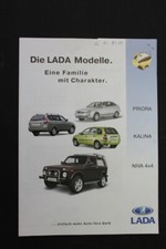Folheto antigo publicidade lada Niva 4x4 Kalina Priora colecionador antigo vintage retrô comprar usado  Enviando para Brazil
