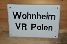Altes emailschild ddr gebraucht kaufen  Limbach-Oberfrohna