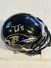 Mini capacete Baltimore Ravens assinado por Lamar Jackson certificado de autenticidade comprar usado  Enviando para Brazil