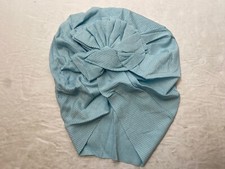 Envoltório de cabeça com nervuras simples para bebê • Azul bebê comprar usado  Enviando para Brazil