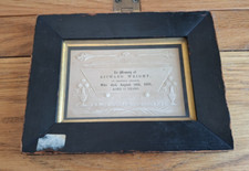 Victorian memoriam card for sale  WIDNES