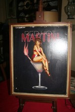 Publicité martini red d'occasion  Beaulon